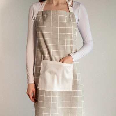 Homla Kuchyňská zástěra 100% bavlna SNOTI kostkovaná 60x80 cm 869995