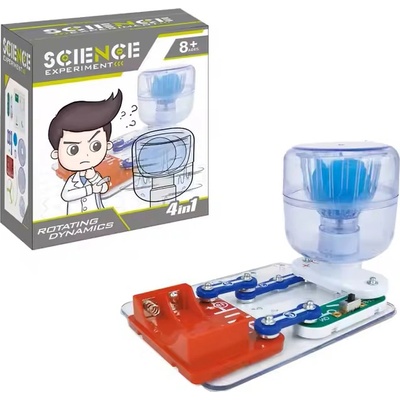 Smart Baby Научен комплект Smart Baby - Електрическа верига и въртяща динамика, 20 части (ACT184-04)