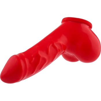 Image 1 of Toylie Latex Penis Sleeve Danny 11, 5cm Red
