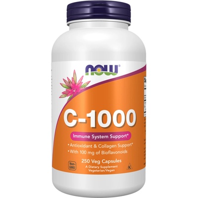 Now Foods Vitamín C-1000 Bioflavonoidy a Rutin 250 veg kapsúl