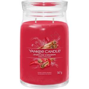 Yankee Candle - Ароматна свещ SPARKLING CINNAMON голяма 567g 60-90 ч (YC0093)