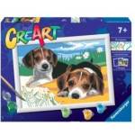Cre Art Ravensburger Painting CreArt for Kids Puppies Jack Russel