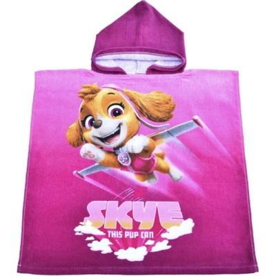 Dětské pončo Tlapková patrola Skye