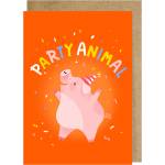  Картичка Party animal - Оранжева (CGGC056)