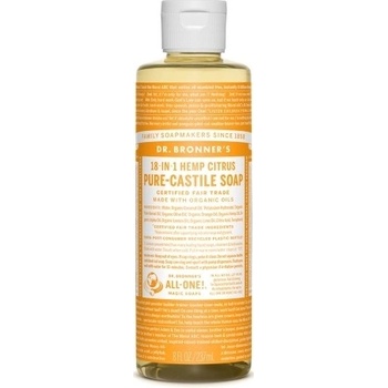 Dr. Bronner's tekuté univerzálne bio mydlo ALL-ONE Citrus 236 ml