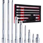 Tvardy Комплект универсални шарнирни накрайници CrV 1/4" 3/8" 1/2" 9 броя 61596 (T00131)
