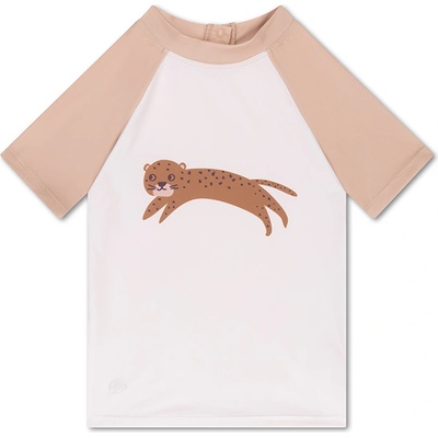 Swim Essentials Swim Essentials: Блуза с къс ръкав с UV защита "Brown Leopard Animal (SWE-2024SE1473)