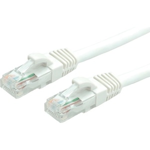 Roline Пач кабел Roline, UTP, Cat. 6e, 5m, бял (21.99.1066)