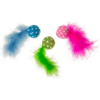 Karlie Hračka pre mačky Loptička s chvostíkom 4 x 14 cm