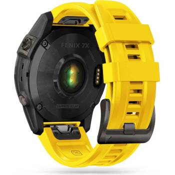 Tech-Protect Силиконова каишка за GARMIN FENIX 5 / 6 / 6 Pro / 7 - жълта (9589046921506) - 10014