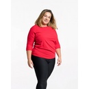 CityZen Dámské bavlnené tričko Plus Size CityZen červené