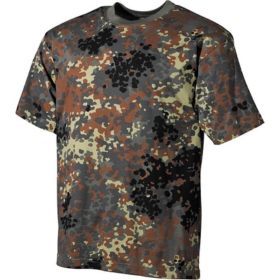 Tričko krátky rukáv BW fleck flecktarn maskáčové