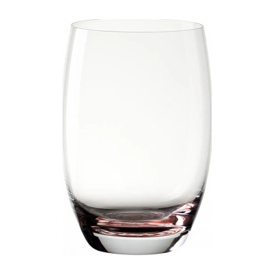 Optima Glas Lunasol Sklenice tumbler s červeným spirálovým dnem 6 x 460 ml