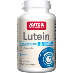 Jarrow Formulas Lutein + Zeaxanthin, 60 капсули, Jarrow Formulas (8393)