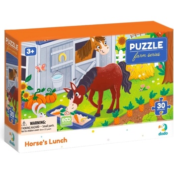 dodo Детски пъзел DoDo от 30 части - Обядът на кончетата (300684)