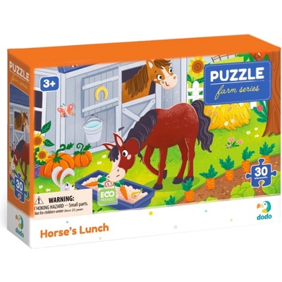 dodo Детски пъзел DoDo от 30 части - Обядът на кончетата (300684)