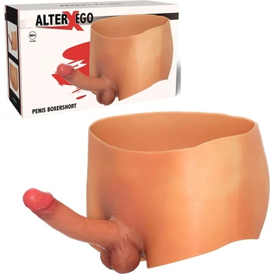 Силиконови боксерки с пенис, 18см. - Alter Ego Penis Boxershot L (D-241494)