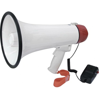 Omnitronic MP-15A megafón s ručným mikrofónom, s popruhom