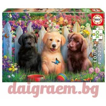 Educa Пъзел educa 19994 - 100 части - Позиращи кученца (edu19994)