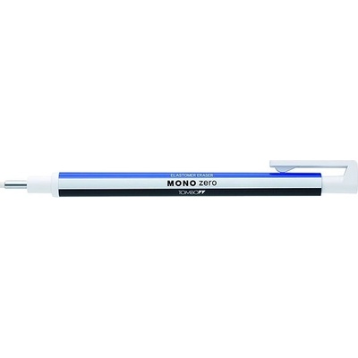 Tombow Gumovací tužka Mono Zero, 2,3 mm, modrá/bílá/černá – Zboží Dáma