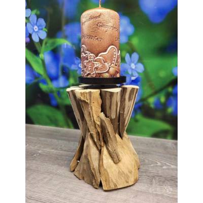 Dijk Natural Collection Svícen z kůry vyšší