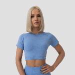 GymBeam Дамски топ FLO Crop Top Blue L