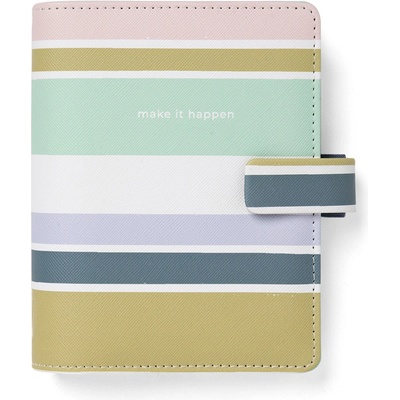 Filofax Kapesní diář Good Vibes stripes 2024 týdenní A7