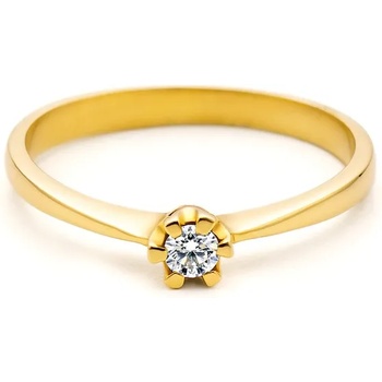 Image 1 of SAVICKI Годежен пръстен Solitaire: злато. диамант