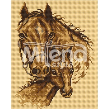Image 1 of Milena Style Гоблен с щампа Щастливи коне без конци