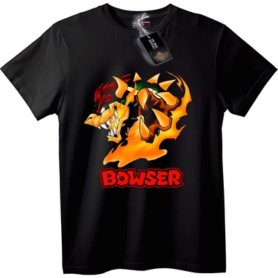 NOONEBRAND Тениска Боузер от Mario Поредица - 7XL, Black
