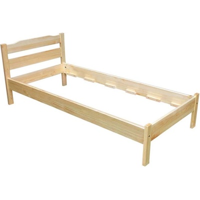 Bogdan Furniture G Единично Легло BM Masiv 1, Натурален цвят