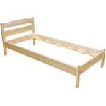 Bogdan Furniture G Единично Легло BM Masiv 1, Натурален цвят