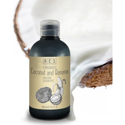 Bes Fragrance Coconut and Banana šampon na vlasy 300 ml