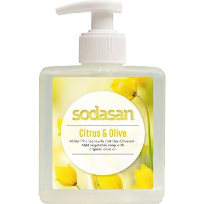 Sodasan Mydlo tekuté citrón-oliva 300 ml
