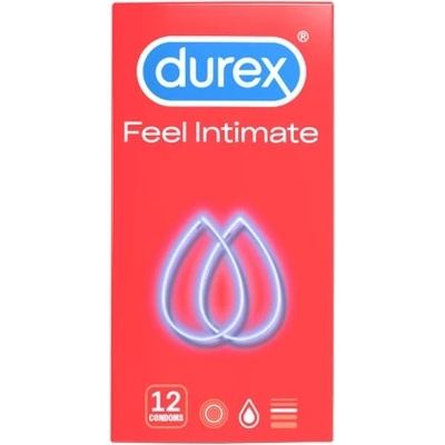 Durex 12 бр. Тънки презервативи Durex Feel Intimate