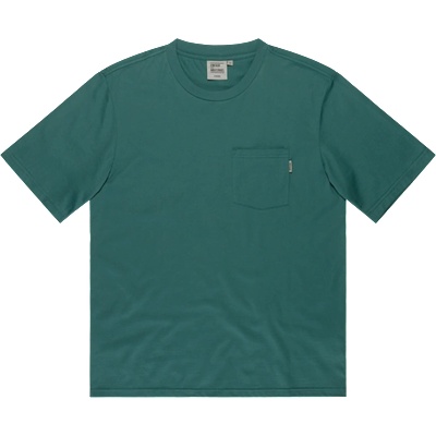 Vintage Industries Сива тениска с джобове, океанско синьо (3546.oceanblue)