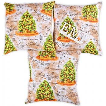 Emi Vianočné Shasa 3 ks 40 x 40 cm