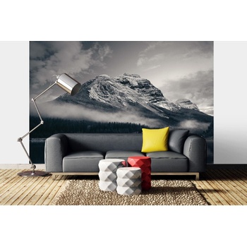 DIMEX ART s. r. o Самозалепваща се флизелинова фототапета снежни планини 375 x 250 см