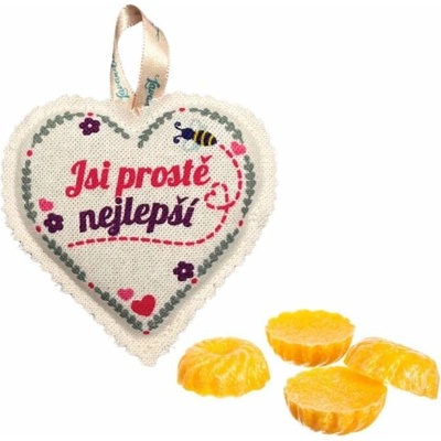 Lavandia Malý dárkový balíček - Jsi prostě nejlepší - verbena (Drobný dárkový balíček pro oblíbenou paní učitelku, kolegu či kamarádku. Dárkově zabaleno v celofánu, převázáno ozdobnou stužkou. )