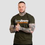 GymBeam Тениска Grow Military Green L