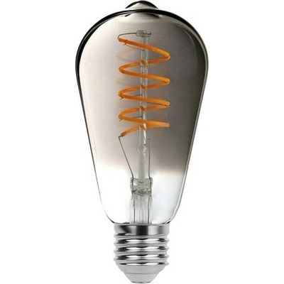 Rabalux Dekoratívna LED filament žiarovka s točeným vl., dymové s., E27, ST64, 5 W, 200lm