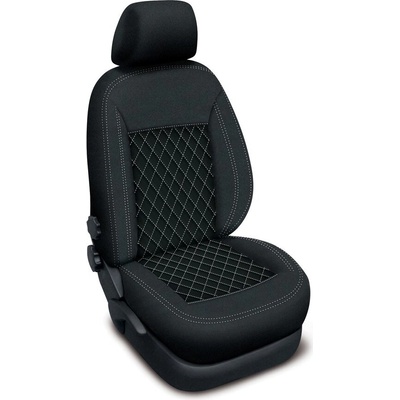 Autopotah Automega ŠKODA KAMIQ, se zadní loketní opěrkou 2019, AUTHENTIC CARO bílé