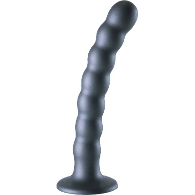 Ouch! Анален дилдо с топка Beaded Lust (17 см), сив