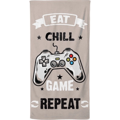 Carbotex Bavlněná osuška 90 x 180 cm Gamer Herní Flow