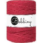 Bobbiny 3PLY Macramé Rope 5 mm 100 m Classic Red юта (TX-E056)