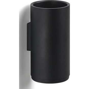 Zone Denmark Чаша за четки за зъби Rim стенна черна (14650)