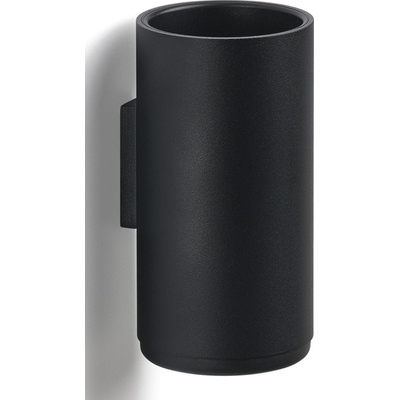 Zone Denmark Чаша за четки за зъби Rim стенна черна (14650)