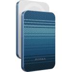 PITAKA Qi2 Aramid Fiber Magnetic Power Bank 5000 mAh 15W - преносима външна батерия с USB-C порт и безжично зареждане с MagSafe (син)