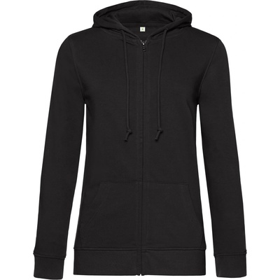 B&C Collection B&C INSPIRE ZIPPED HOOD WOMEN / Дамски суичър с качулка - черен XXL (01W36Bu3305)