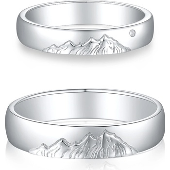 Olivie Snubný strieborný prsteň HORY 8892